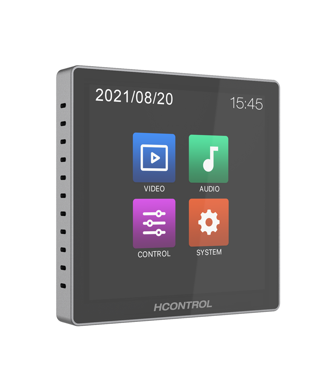 MCTL-TSWP04A 4 inch Touch Control Panel (Wall Plate) — MEGRA MATRIX