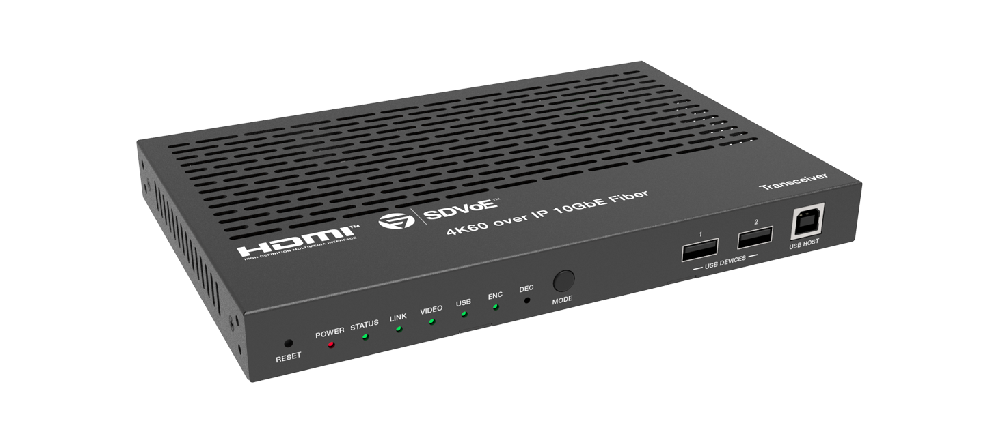 MAIP-EB100ATF SDVoE Transceiver Combo Box (Fiber Only) — MEGRA MATRIX