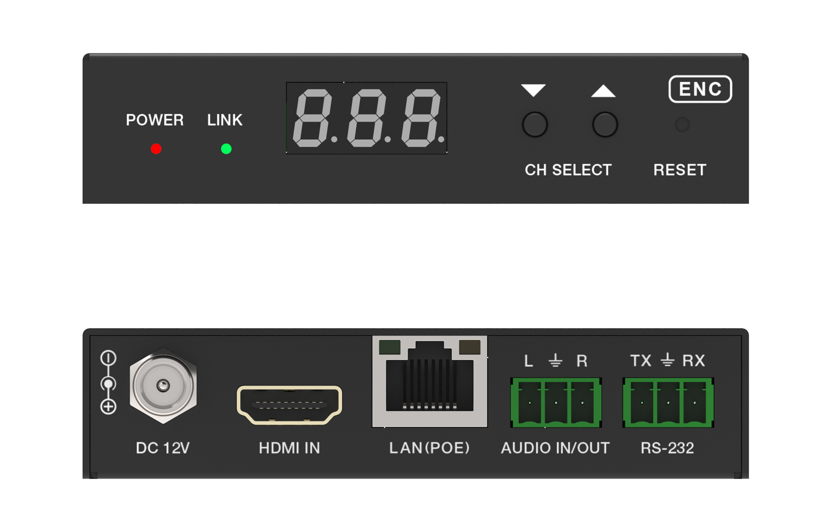 MAIP-E5200C 1080P H.265 AV over IP — MEGRA MATRIX