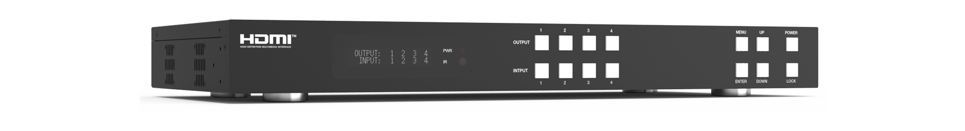 MMPX-MXB44VW 4x4 HDMI Seamless Matrix (Video Wall and Multiview) — MEGRA MATRIX