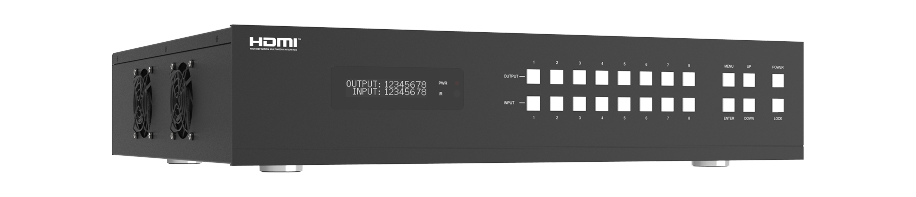 MMPX-MXB88H150 8x8 HDBaseT Matrix (150m) — MEGRA MATRIX