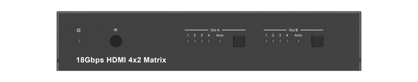 MMPX-MXB42AP 4x2 HDMI Matrix — MEGRA MATRIX