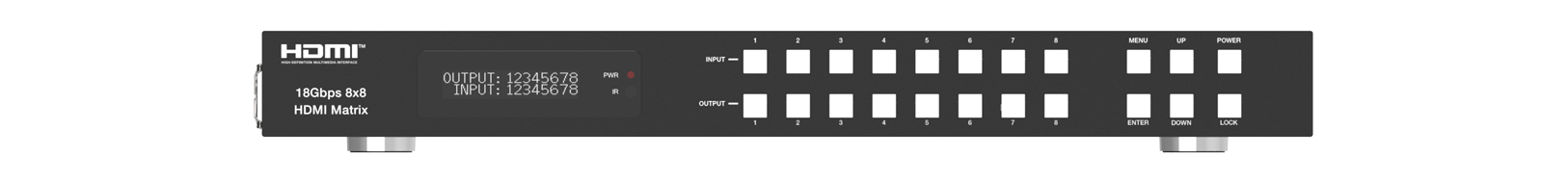MMPX-MXB88DA 8x8 HDMI Matrix — MEGRA MATRIX