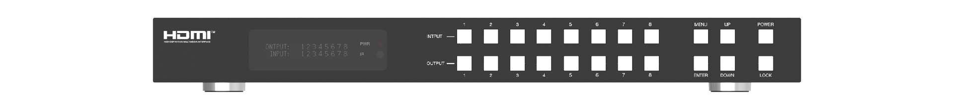 MMPX-MXC88A 8x8 8K HDMI Matrix — MEGRA MATRIX
