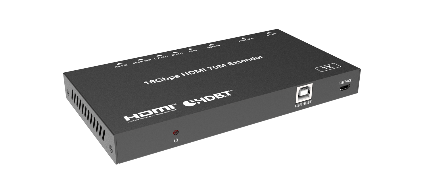 MEPX-EHB70U 4K60 HDBaseT Extender (70m/USB) — MEGRA MATRIX