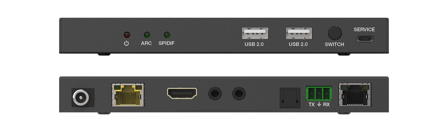 MEPX-EHB100AUE 4K60 HDBaseT Extender (100m/USB) — MEGRA MATRIX