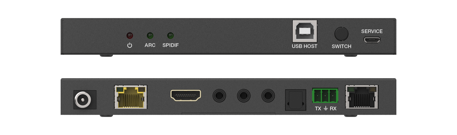 MEPX-EHB100AUE 4K60 HDBaseT Extender (100m/USB) — MEGRA MATRIX