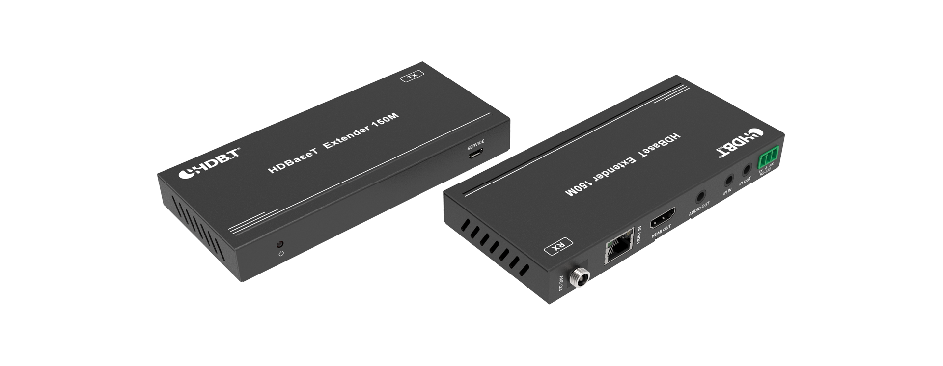 MEPX-EHB150CG HDBaseT Extender (150m/Audio) — MEGRA MATRIX