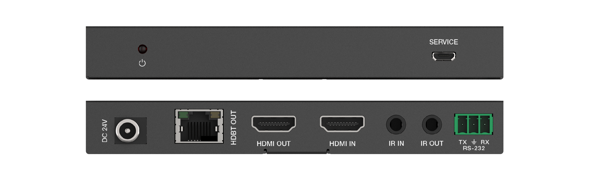 MEPX-EHB150CG HDBaseT Extender (150m/Audio) — MEGRA MATRIX
