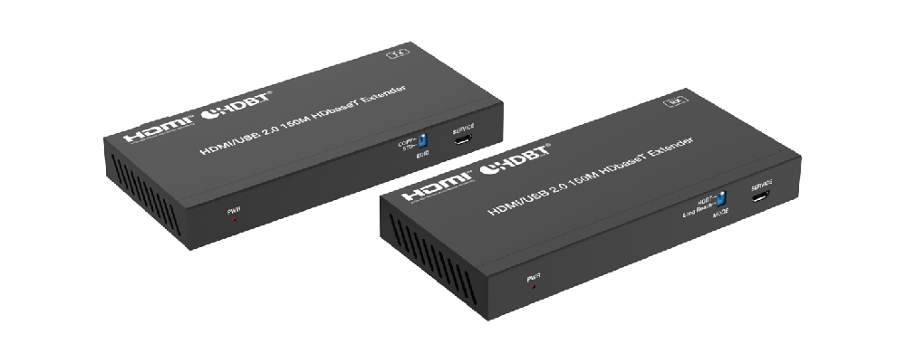 MEPX-EHB150U2 HDBaseT Extender (150m/USB) — MEGRA MATRIX