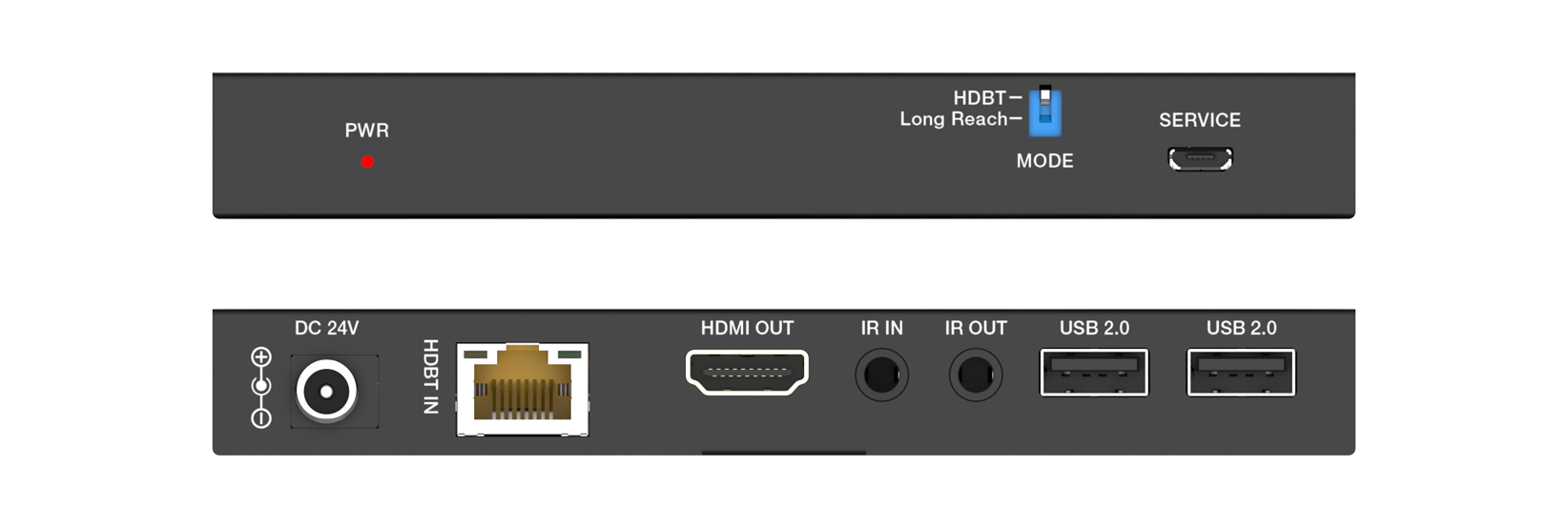 MEPX-EHB150U2 HDBaseT Extender (150m/USB) — MEGRA MATRIX