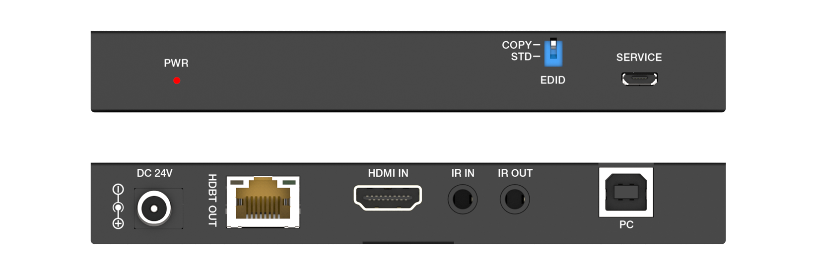 MEPX-EHB150U2 HDBaseT Extender (150m/USB) — MEGRA MATRIX