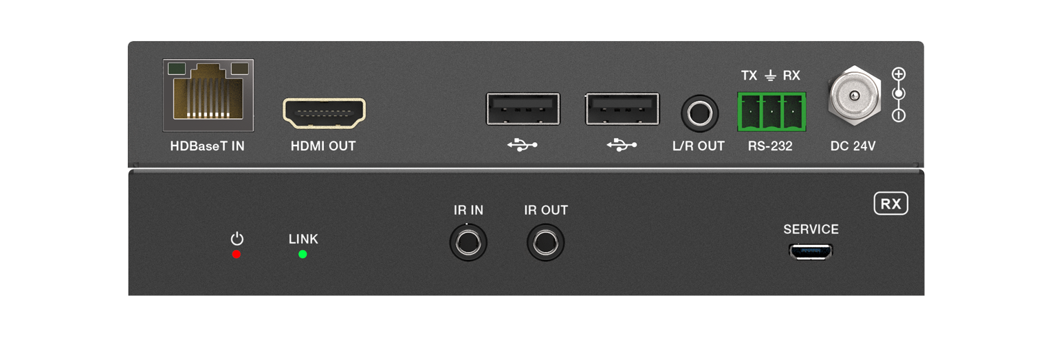 MEPX-EHB100U3K 4K60 HDBaseT 3.0 Extender (100m/USB) — MEGRA MATRIX