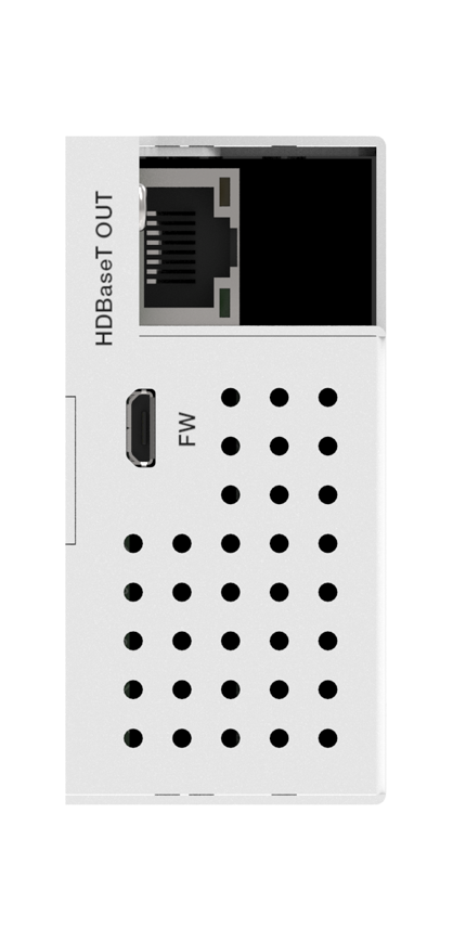 MEPX-WP10HUW 4K60 HDBaseT Wall Plate (70m/USB-C/HDMI/US-1GANG) — MEGRA MATRIX