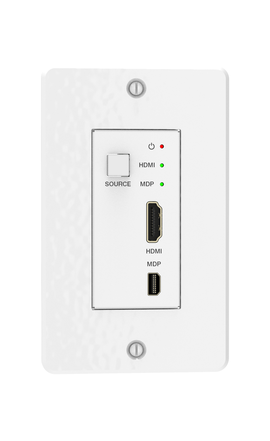 MEPX-WP50HDW 4K60 CAT Wall Plate (50m/DP/HDMI/US-1GANG) — MEGRA MATRIX