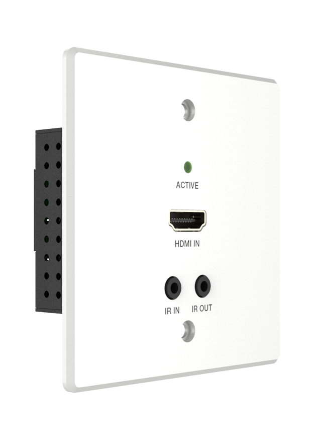 MEPX-WPB70HEU 4K60 HDBaseT Wall Plate (70m/EU-1GANG) — MEGRA MATRIX