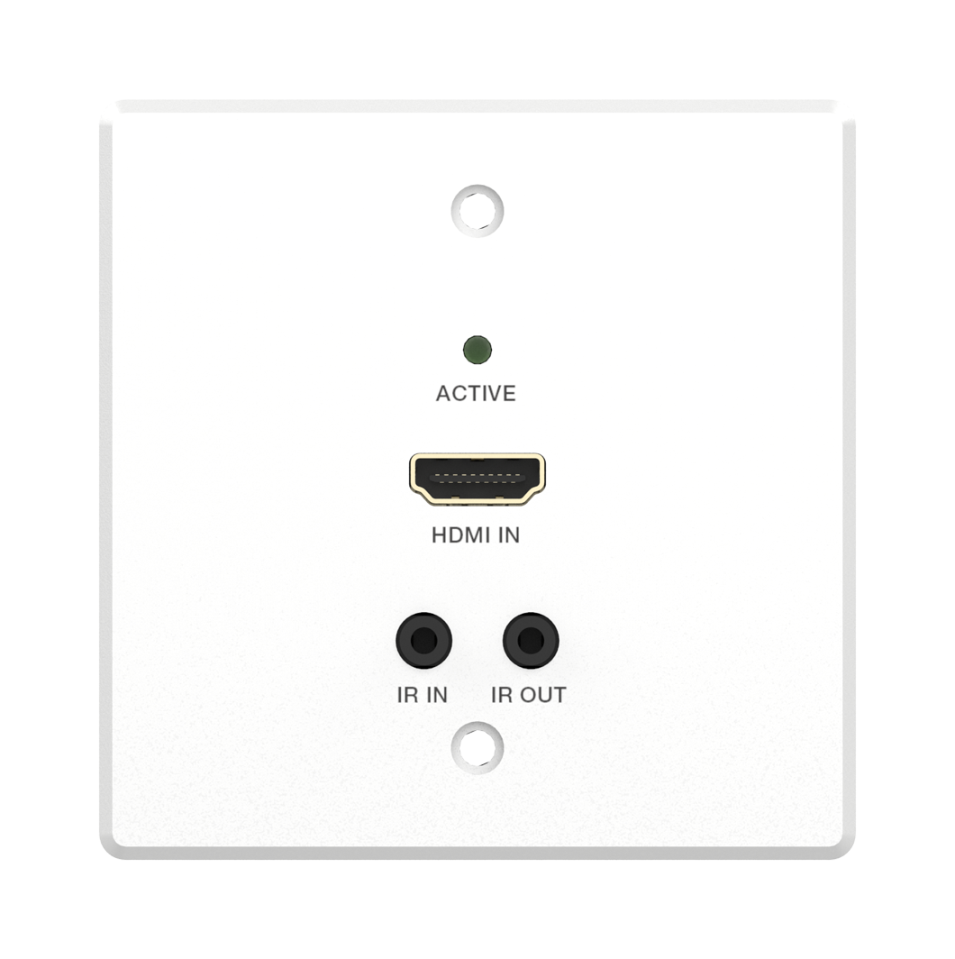 MEPX-WPB70HEU 4K60 HDBaseT Wall Plate (70m/EU-1GANG) — MEGRA MATRIX