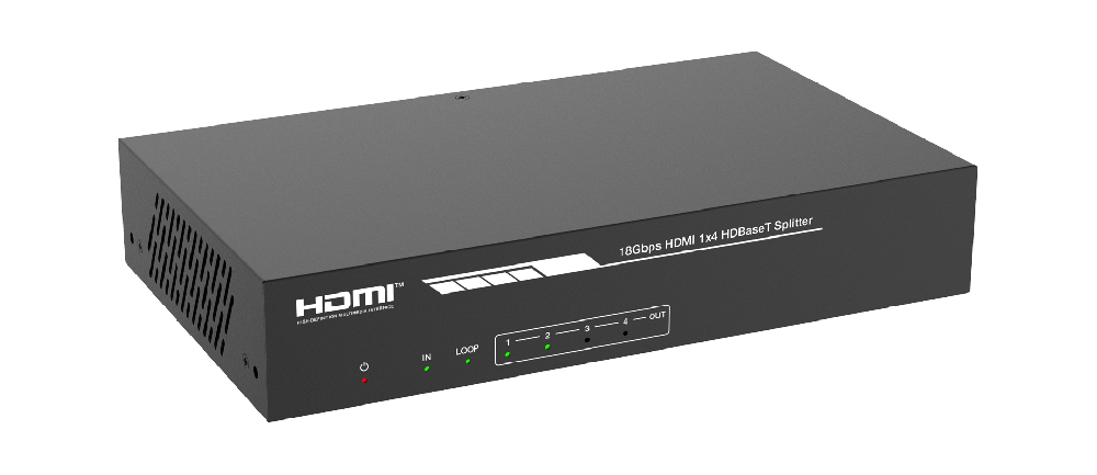 MSPL-SPB14H150 1x4 4K60 HDBaseT Splitter (150m) — MEGRA MATRIX