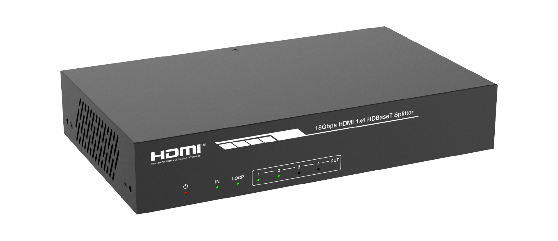 MSPL-SPB14H150 1x4 4K60 HDBaseT Splitter (150m) — MEGRA MATRIX