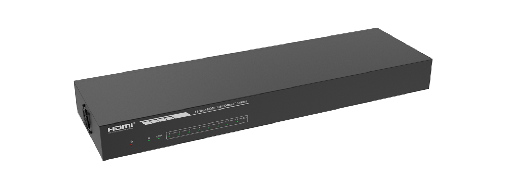 MSPL-SPB18H150 1x8 4K60 HDBaseT Splitter (150m) — MEGRA MATRIX