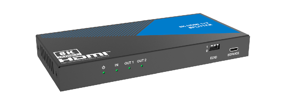 MSPL-SPC12A 1x2 8K HDMI Splitter (Audio Breakout) — MEGRA MATRIX