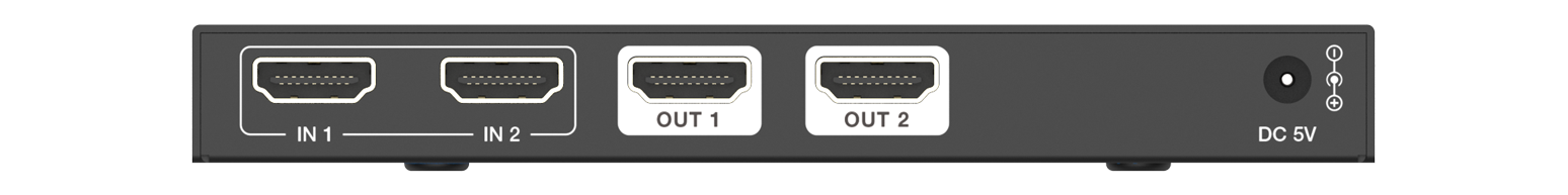 MSPX-SPC22 2x1/1x2 8K HDMI Switcher and Splitter — MEGRA MATRIX