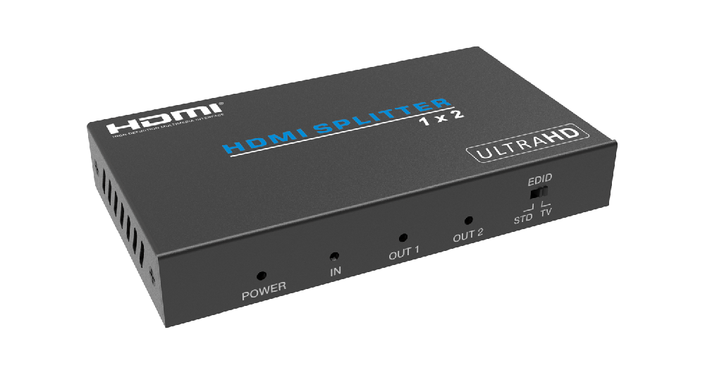 MSPL-B12IH 1x2 4K60 HDMI Splitter — MEGRA MATRIX