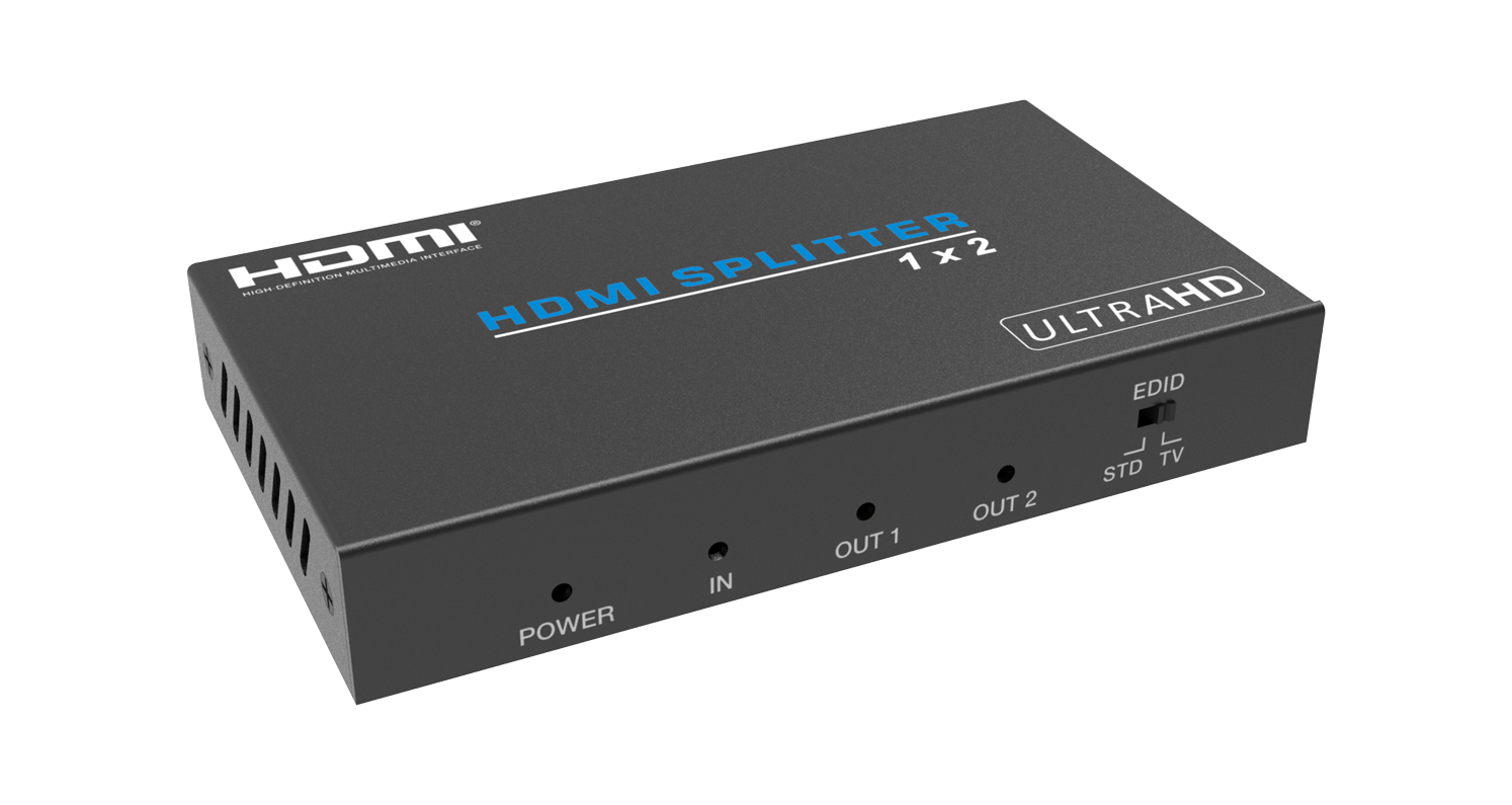 MSPL-B12IH 1x2 4K60 HDMI Splitter — MEGRA MATRIX