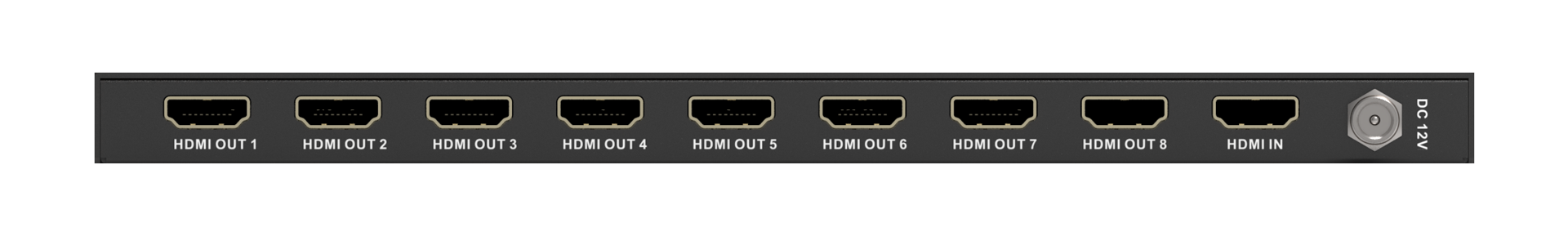 MSPL-B18IH 1x8 4K60 HDMI Splitter — MEGRA MATRIX