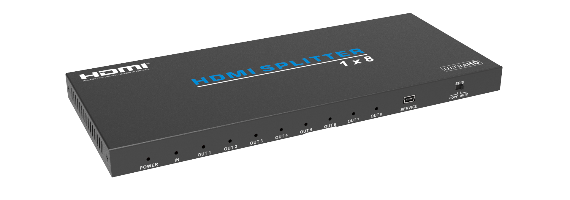 MSPL-B18IH 1x8 4K60 HDMI Splitter — MEGRA MATRIX