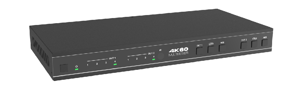 MMPX-MXB42MV 4x2 4K60 HDMI Multiview Matrix Switcher — MEGRA MATRIX