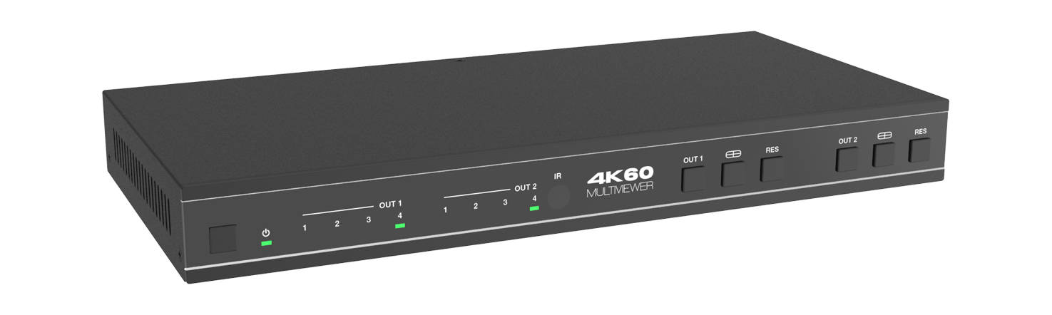 MMPX-MXB42MV 4x2 4K60 HDMI Multiview Matrix Switcher — MEGRA MATRIX