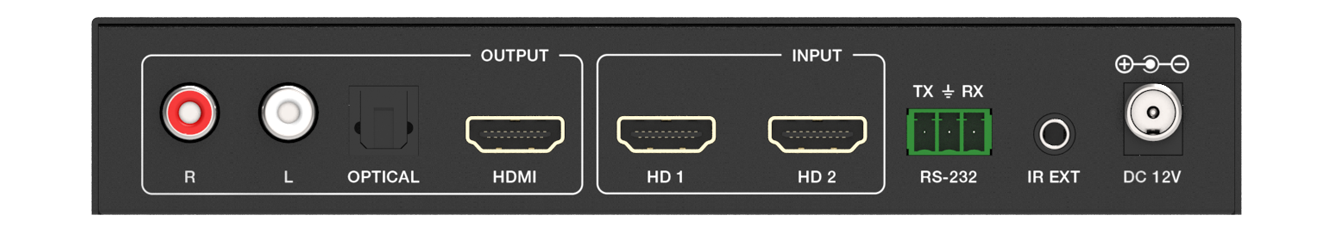 MSPX-SWB21MV 2x1 4K60 HDMI Multiview Switcher — MEGRA MATRIX