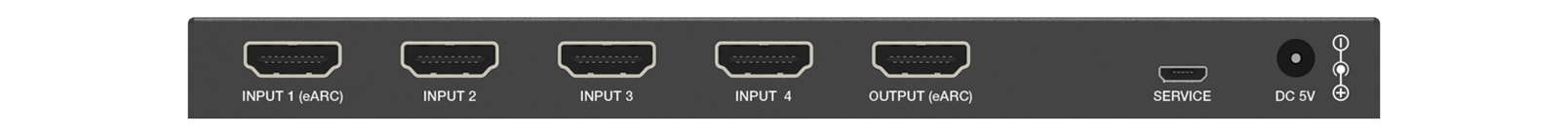 MSPX-SWB41AEU 4x1 4K60 HDMI Switcher (ARC/eARC) — MEGRA MATRIX