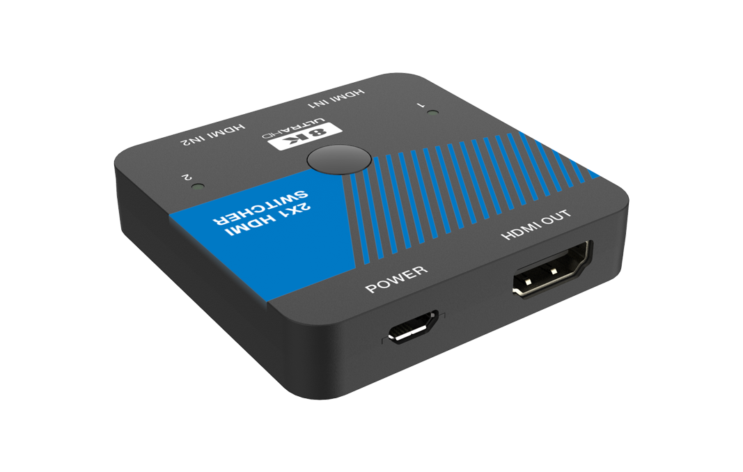 MSPX-SWC21 2x1 8K HDMI Switcher — MEGRA MATRIX