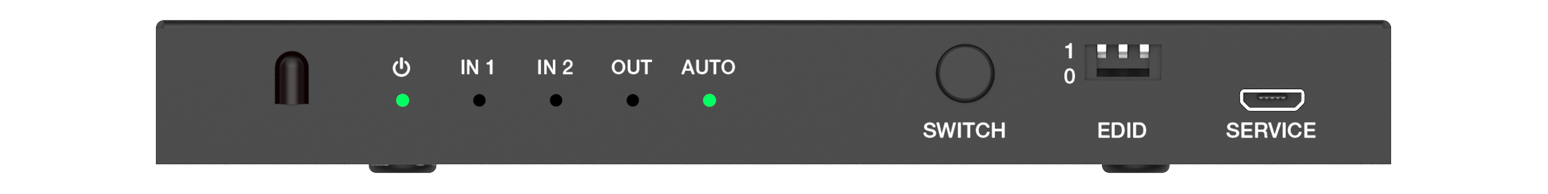 MSPX-SWC21A 2x1 8K HDMI Switcher (Audio Breakout) — MEGRA MATRIX