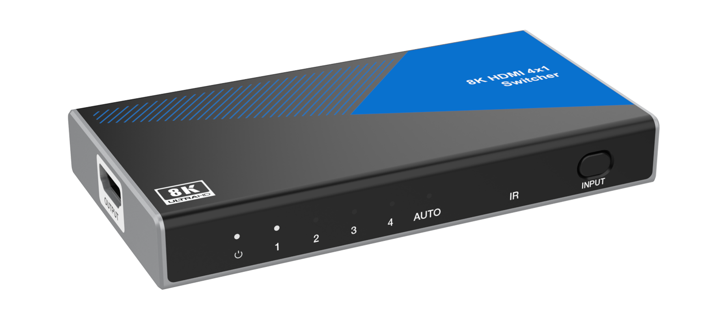 MSPX-SWC41 4x1 8K HDMI Switcher — MEGRA MATRIX
