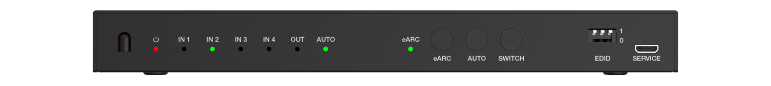 MSPX-SWC41A 4x1 8K HDMI Switcher (Audio Breakout) — MEGRA MATRIX