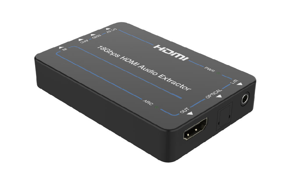 MCVT-MB01EB 4K60 HDMI Audio Extractor (ARC) — MEGRA MATRIX