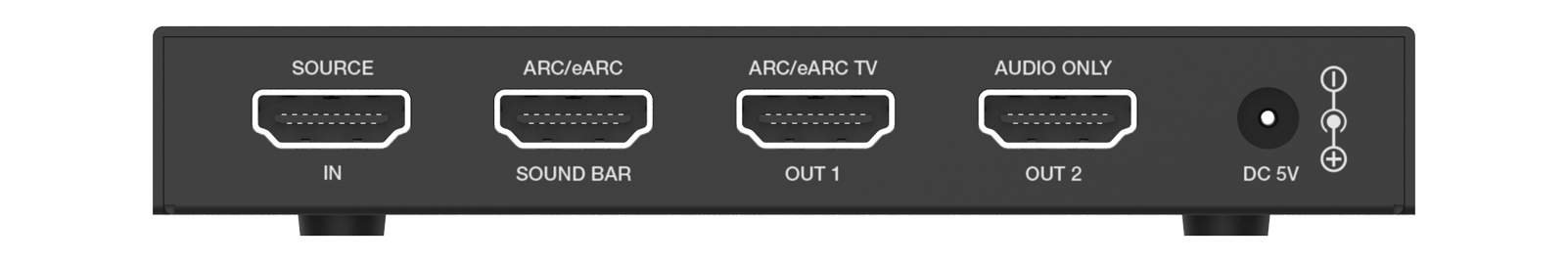 MCVT-SWB11A 4K60 HDMI ARC/eARC Audio Processor — MEGRA MATRIX