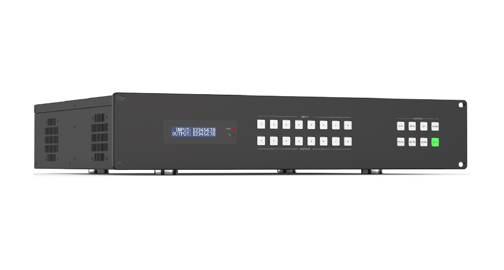 MMPX-MX988M 8x8 Seamless Modular Matrix — MEGRA MATRIX