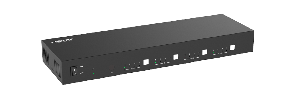 MMPX-MXB44D70M 4x4 HDMI Matrix (70m) — MEGRA MATRIX