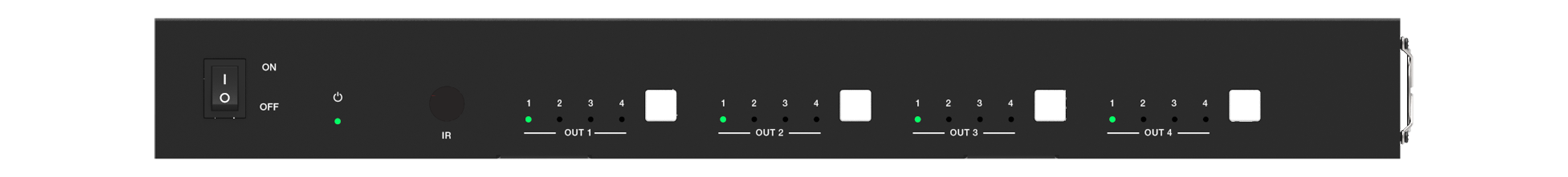 MMPX-MXB44D70M 4x4 HDMI Matrix (70m) — MEGRA MATRIX