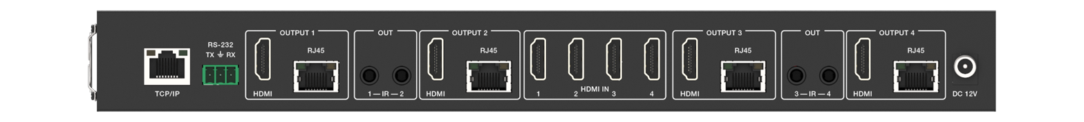 MMPX-MXB44D70M 4x4 HDMI Matrix (70m) — MEGRA MATRIX