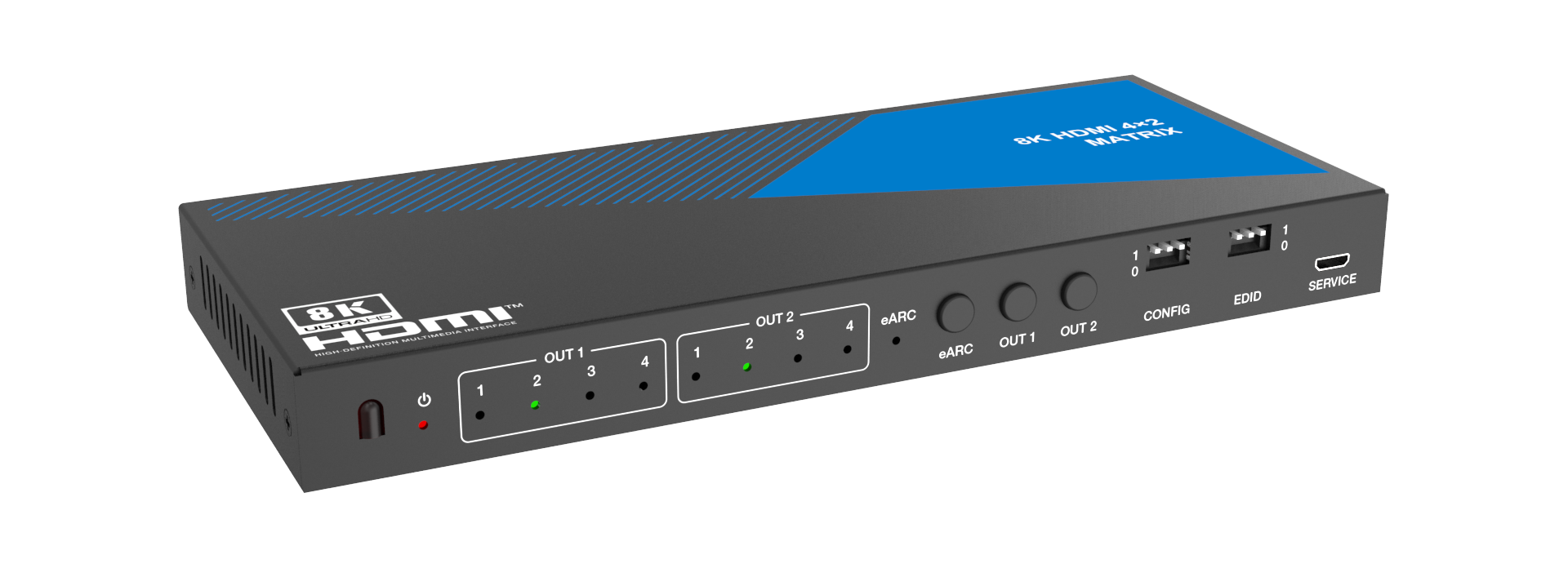 MMPX-MXC42A 4x2 8K HDMI Matrix — MEGRA MATRIX