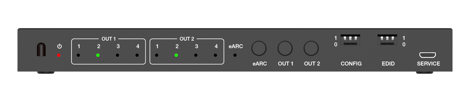MMPX-MXC42A 4x2 8K HDMI Matrix — MEGRA MATRIX