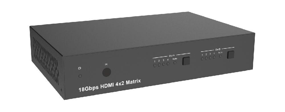 MMPX-MXB42AP 4x2 HDMI Matrix — MEGRA MATRIX