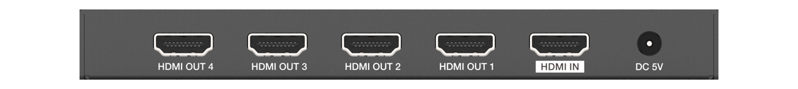 MSPL-B14IH 1x4 4K60 HDMI Splitter — MEGRA MATRIX