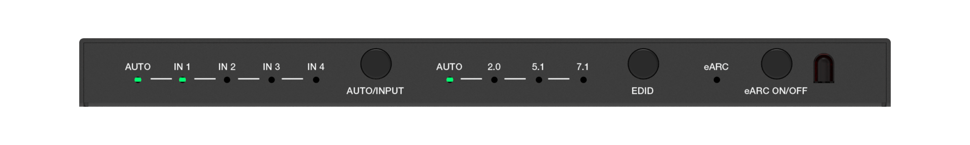 MSPX-SWB41AEU 4x1 4K60 HDMI Switcher (ARC/eARC) — MEGRA MATRIX