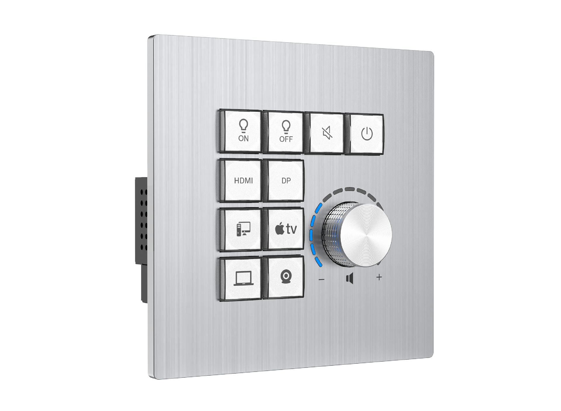 MCTL-WPC10 10 Keys Control Panel (Wall Plate) — MEGRA MATRIX